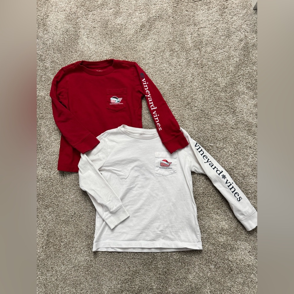 Boys 3T Vineyard Vines Christmas Long Sleeve Shirts